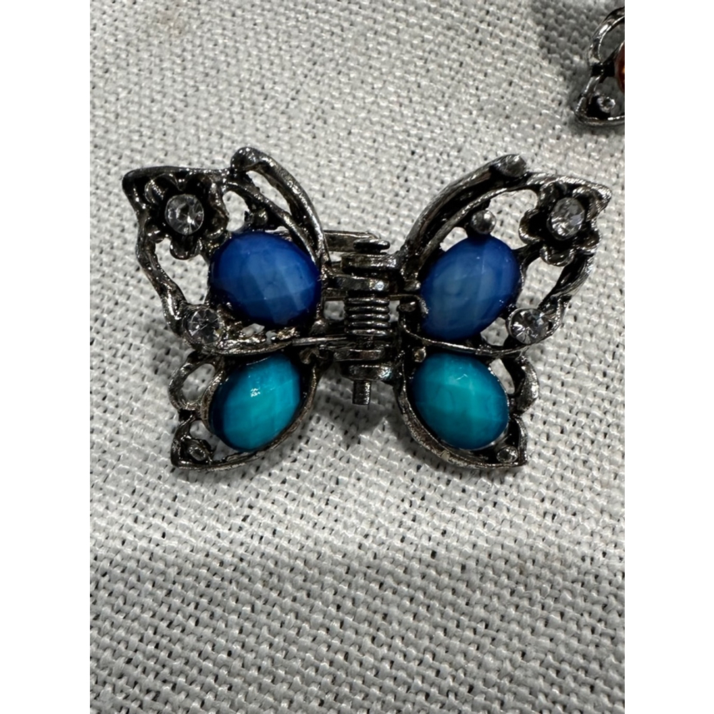 Butterfly hair clips (2) - Picture 3 of 6